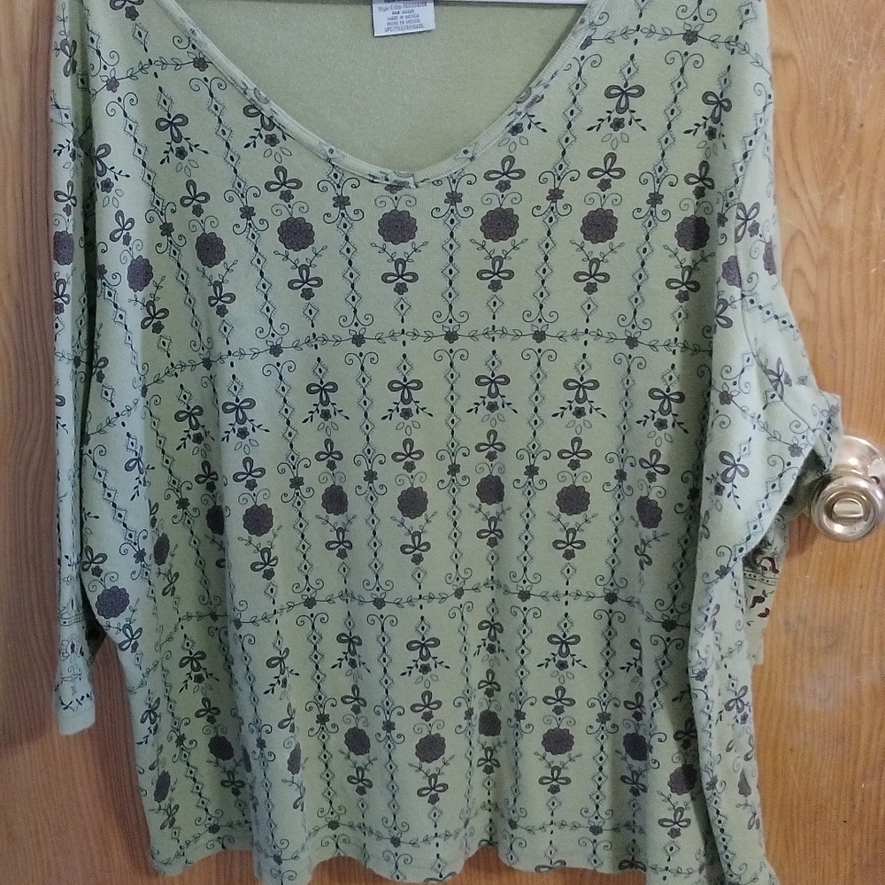 Cotton green shirt